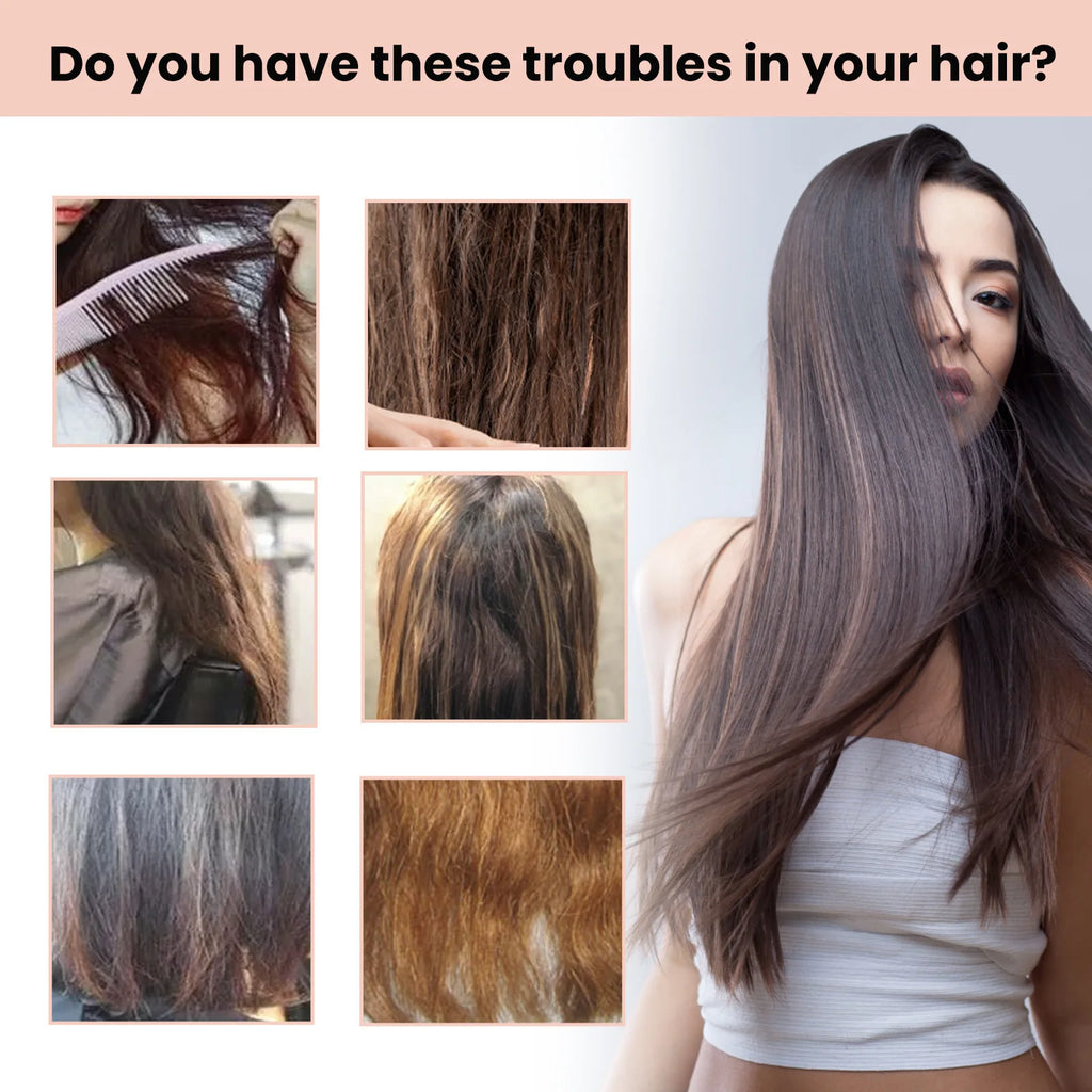 Hair Straightening Cream Professional Dry Damage Frizz Treatment Soft Smoothing Curly Hair Protein Correction Restore Hair Shiny