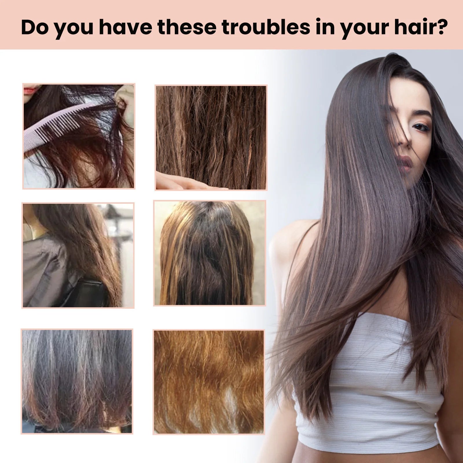 Hair Straightening Cream Professional Dry Damage Frizz Treatment Soft Smoothing Curly Hair Protein Correction Restore Hair Shiny