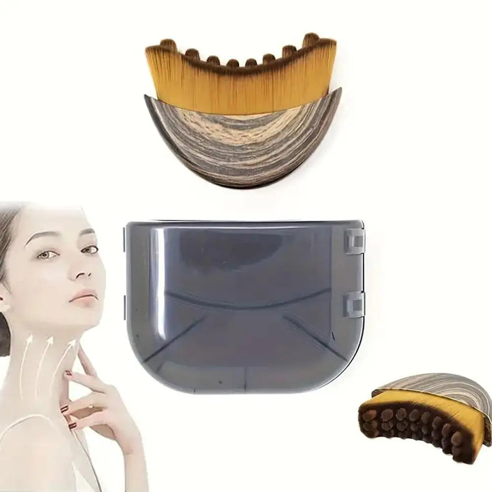 Multifunctional Facial Skin Care Tools No Electricity Cheek Eye Neck Care Brush Reduces Puffiness Lymphatic Facial Massage Brush
