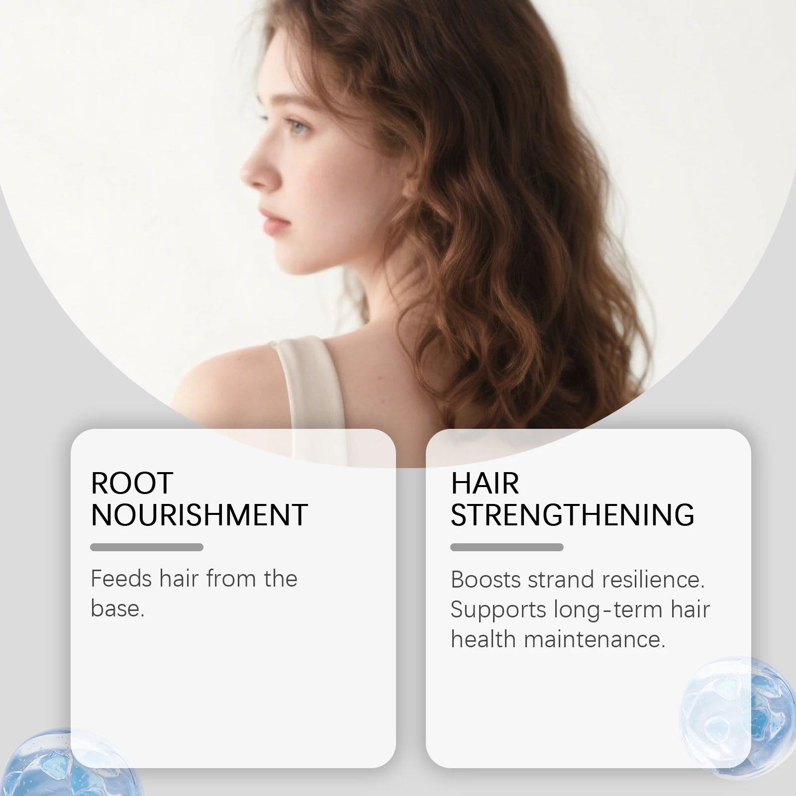 Hair Root Nourishing Roller Serum - Healthy Scalp Environment Care, Moisturizes Hair for Smooth & Shiny Strands