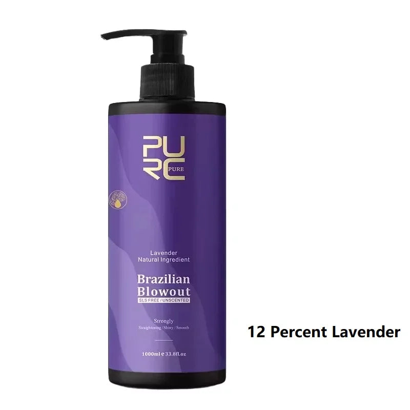 0%/5%/8%/12% Keratin Hair Straightening Treatment For Curly Frizzy Hair Smoothing Care Brazilian Keratin Salon Products 1000ml