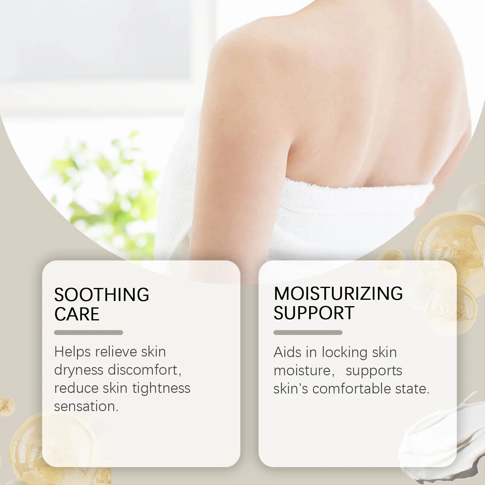 Body Moisturizing Lotion - Brightening Smoothing Long-Lasting Hydrating Refreshing Non-Greasy Daily Body Care Cream