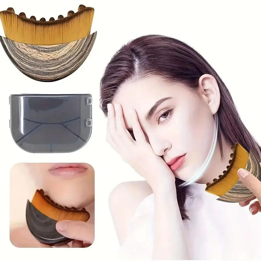 Multifunctional Facial Skin Care Tools No Electricity Cheek Eye Neck Care Brush Reduces Puffiness Lymphatic Facial Massage Brush