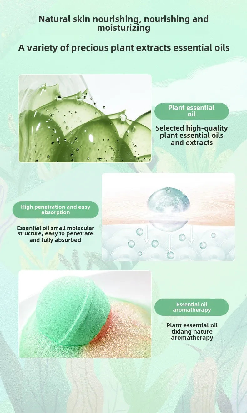 12pcs Bath Bomb Gift Box Body Care Spa Bath Rich in Essential Oils Moisturizing Dry Skin Suitable for Women and Men