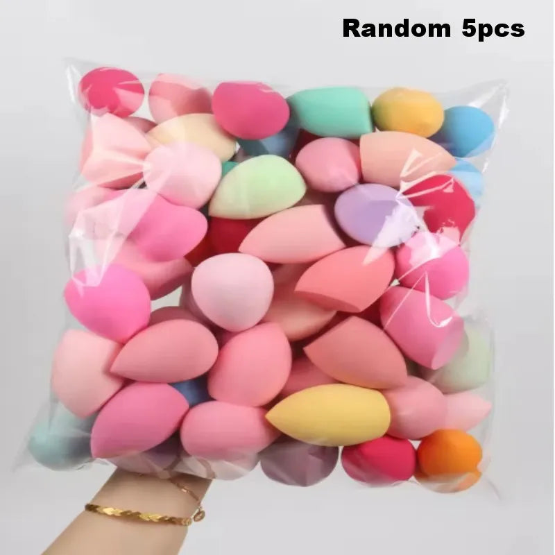 Makeup Sponge Collection - Multi-Shape Cosmetic Sponges for Liquid & Powder Foundation, Dry & Wet Dual-Use Beauty Tools for Girl