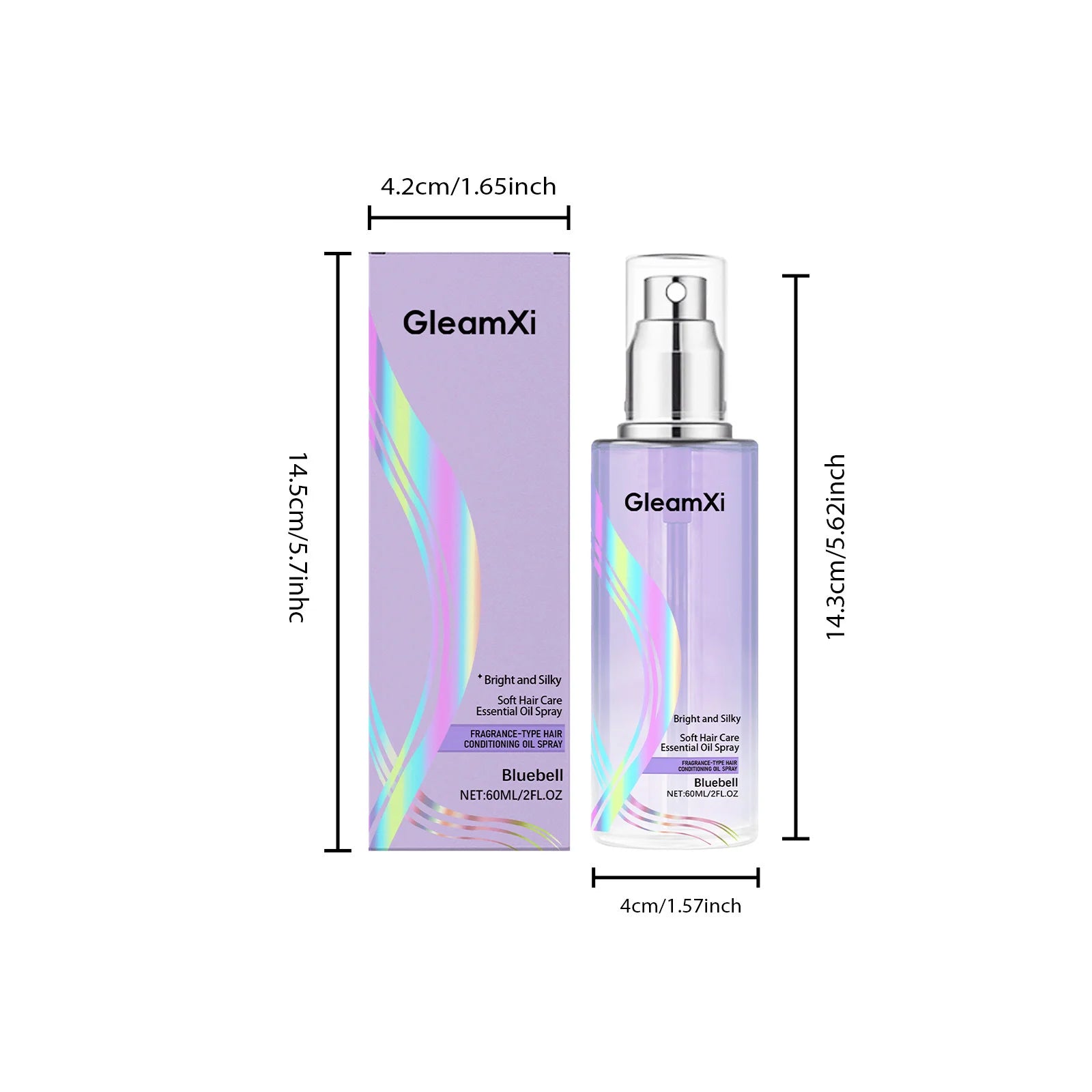 Hair Care Oil Spray Anti Loss Promote Growth Repairing Thickening Moisturizing Smoothing Improving Scalp Health for Damaged Hair