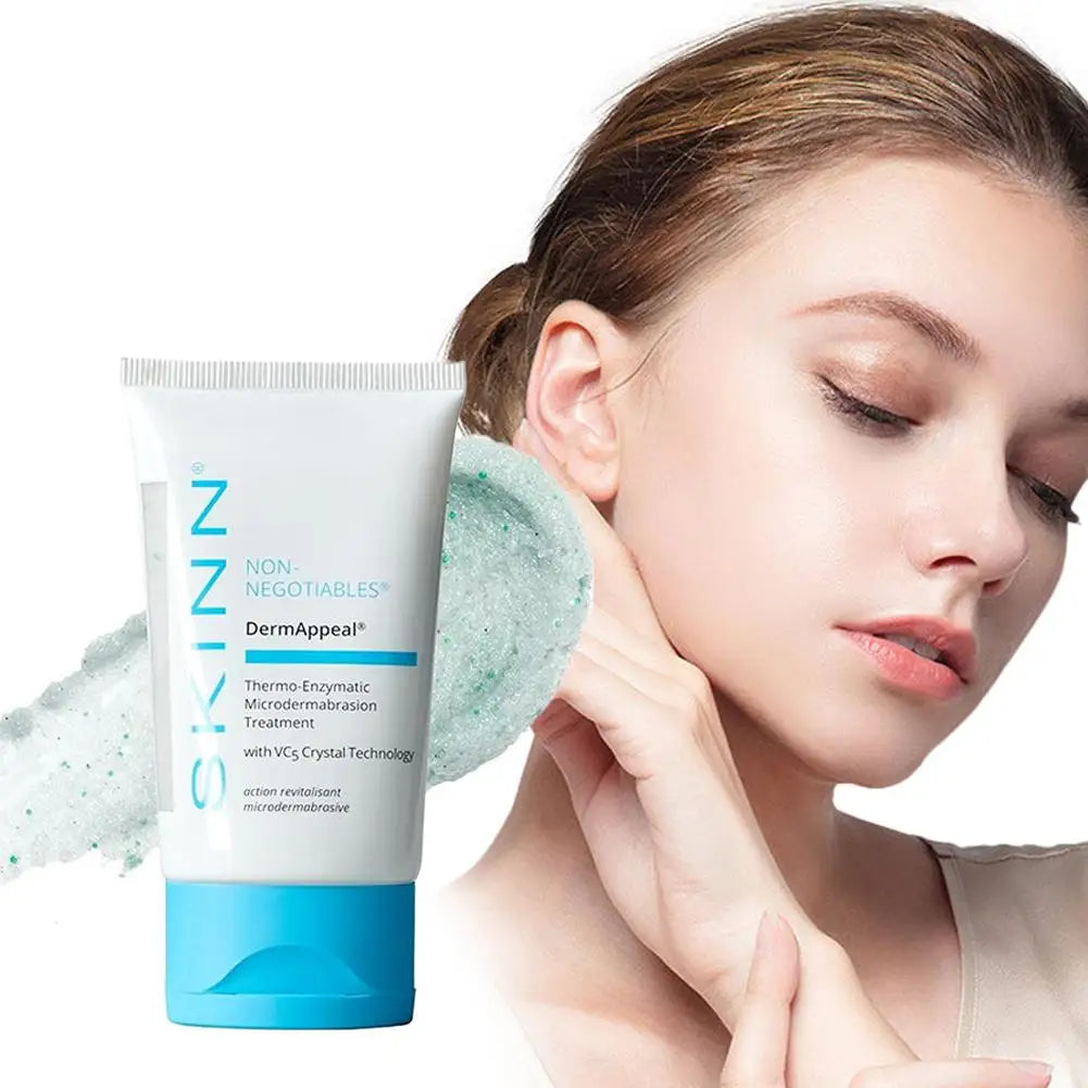 Skinn Facial Exfoliating Scrub Deep Cleansing Pores Shrinking Smooth Brighten Dullness Fade Dark Spots Scrub Facial Skincare