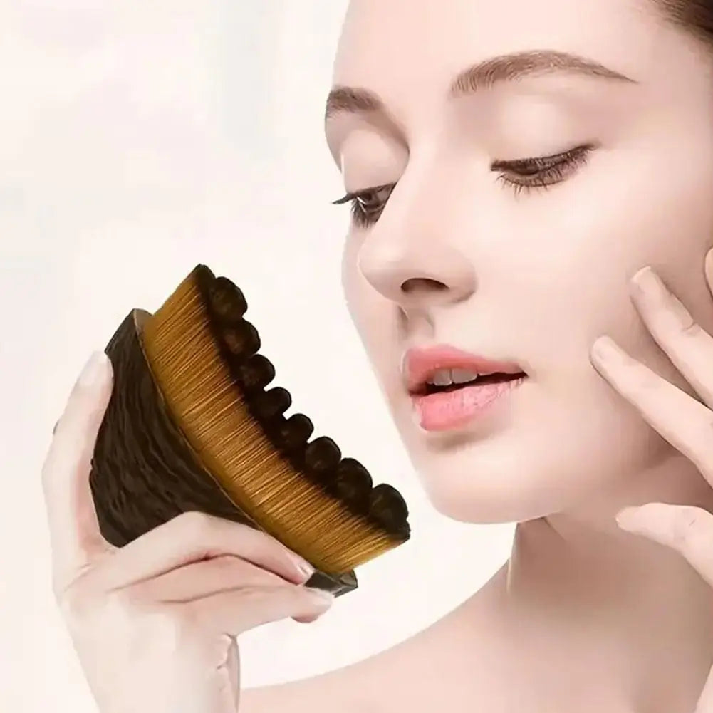 Multifunctional Facial Skin Care Tools No Electricity Cheek Eye Neck Care Brush Reduces Puffiness Lymphatic Facial Massage Brush