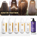 0%/5%/8%/12% Keratin Hair Straightening Treatment For Curly Frizzy Hair Smoothing Care Brazilian Keratin Salon Products 1000ml