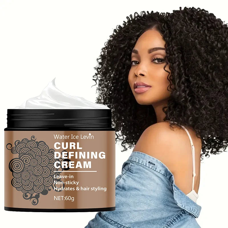 Curly Hair Styling Cream, Nourishes, Anti-Frizz, Smooth Curls, Enhances Curls, Moisturizes and Increases Gloss - Styling Products for Color, Safe and Sulfur-Free Acidity