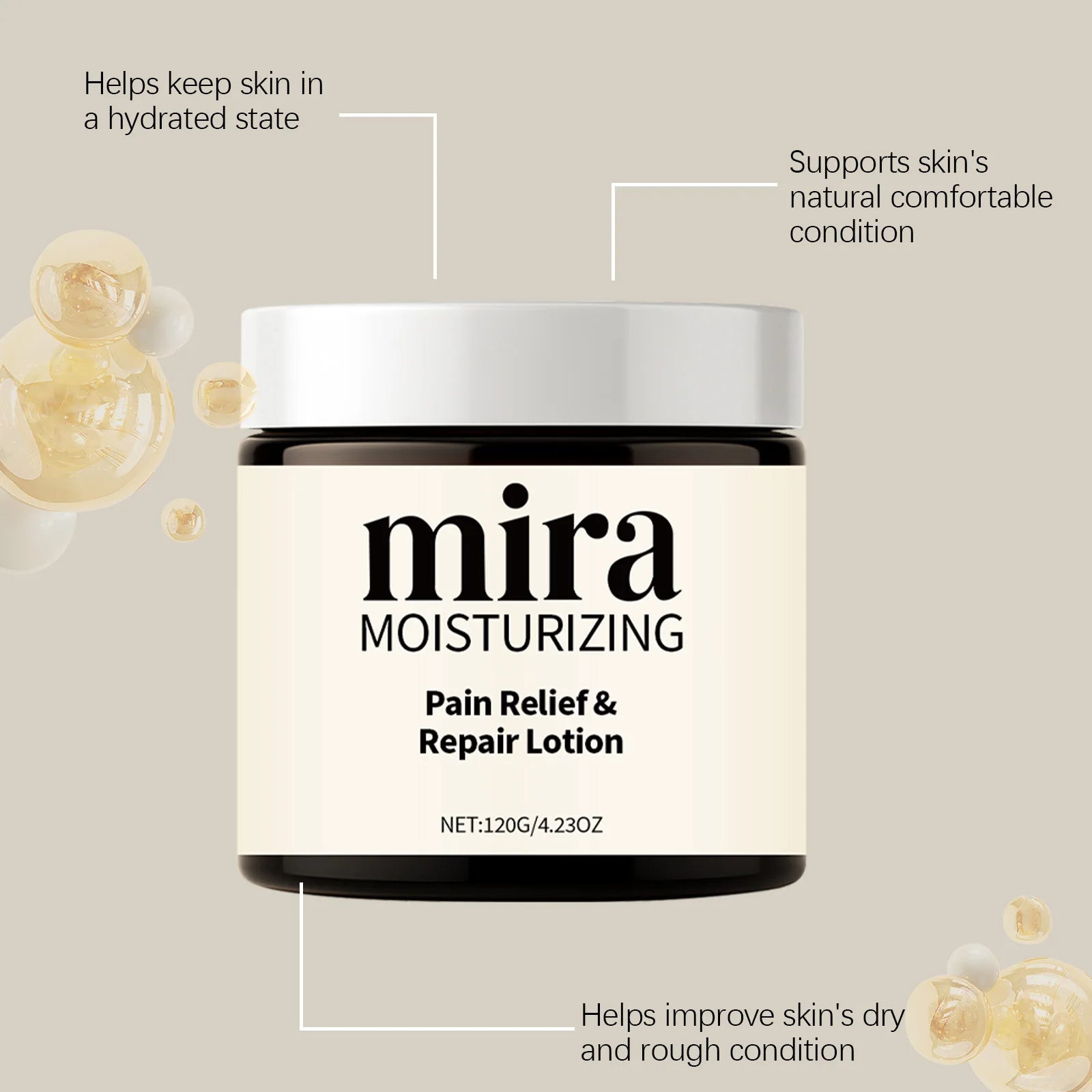 Body Moisturizing Lotion - Brightening Smoothing Long-Lasting Hydrating Refreshing Non-Greasy Daily Body Care Cream