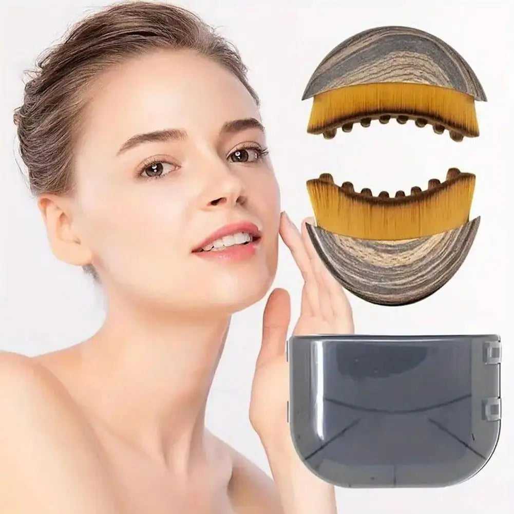 Multifunctional Facial Skin Care Tools No Electricity Cheek Eye Neck Care Brush Reduces Puffiness Lymphatic Facial Massage Brush