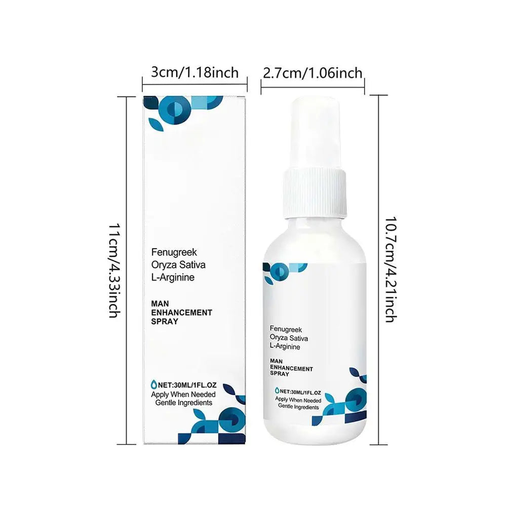 1/2/3/5pcs Men's Body Care Spray: Gentle Ingredients Nourish & Protect Skin, Delivers Daily Vitality for Comfortable Skin 30ml