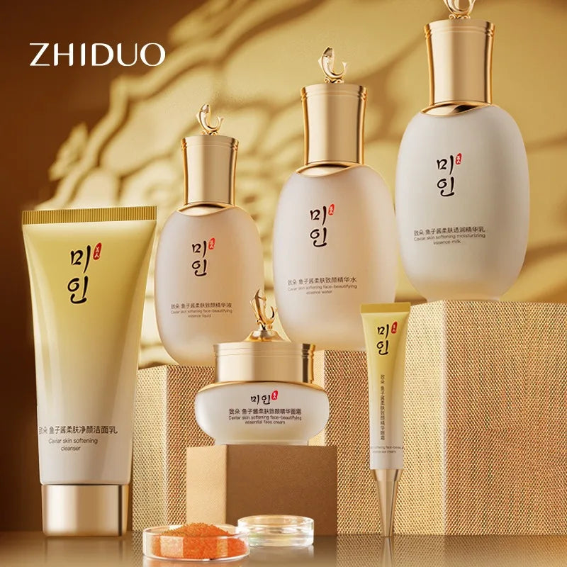 Caviar  Moisturizing Anti-Wrinkle Skincare Set - Firming, Lifting Hydrating Face Kit for All Skin Types Beauty care product