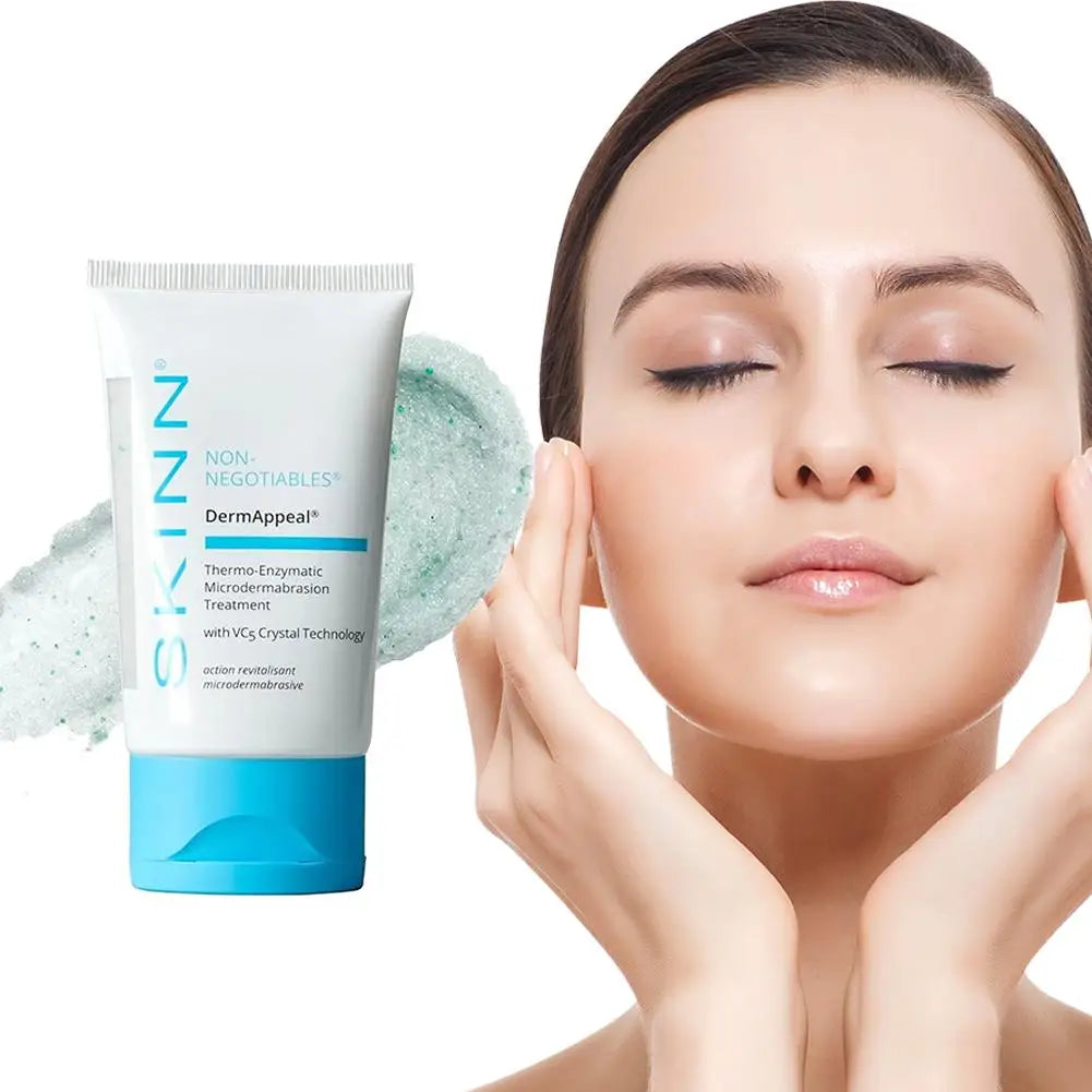 Skinn Facial Exfoliating Scrub Deep Cleansing Pores Shrinking Smooth Brighten Dullness Fade Dark Spots Scrub Facial Skincare