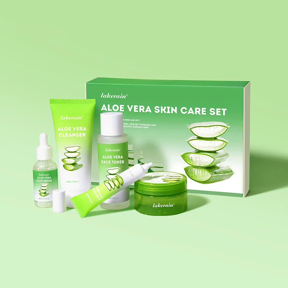 Multi-skin Care Aloe Vera Skin Care Set Deep Moisturizing Deep Nourishment Whitening Brightening Hydrating Smooth Skin