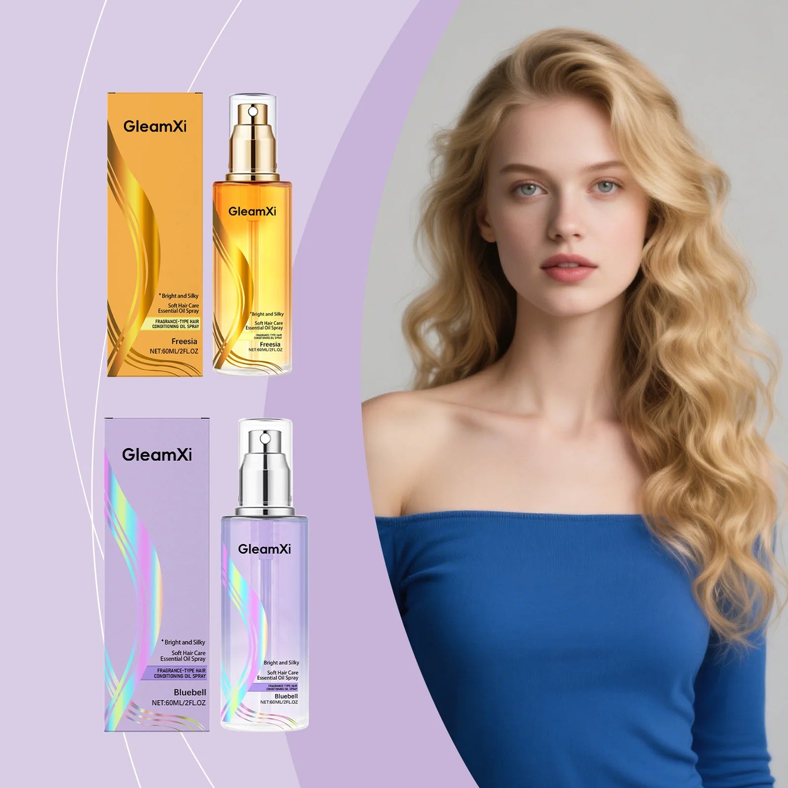 Hair Care Oil Spray Anti Loss Promote Growth Repairing Thickening Moisturizing Smoothing Improving Scalp Health for Damaged Hair