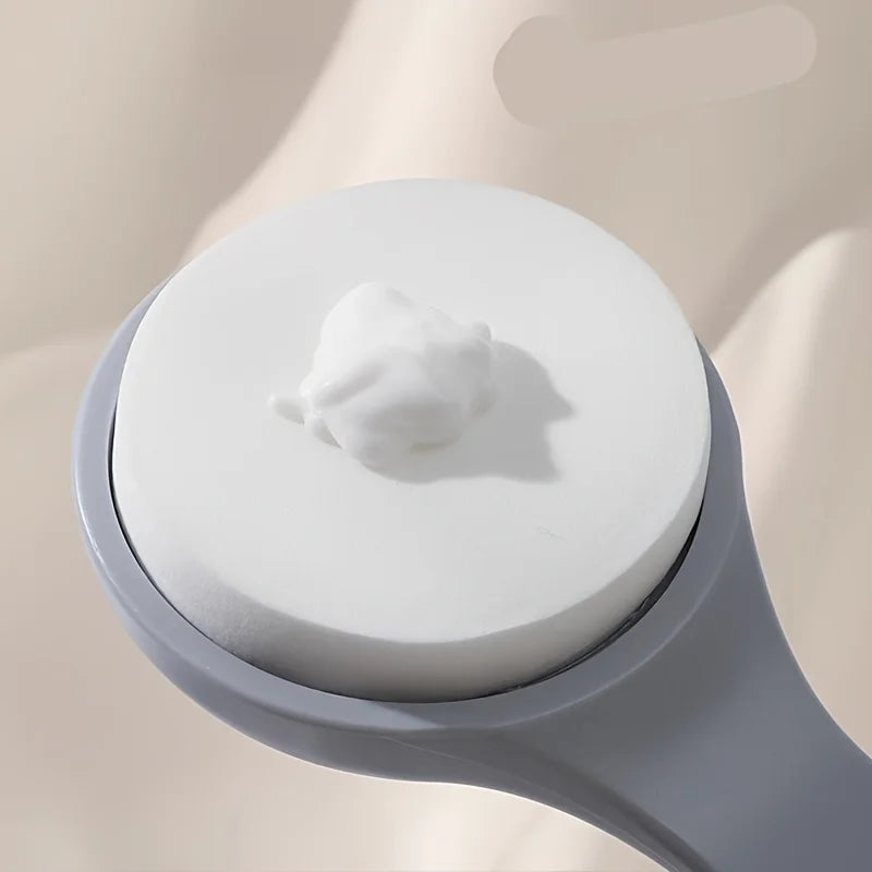 Ergonomic Long-Handled Body Lotion Applicator - Back Brush with Sponge Pad, Ideal for Post-Bath Body Application, Skin Care Tool