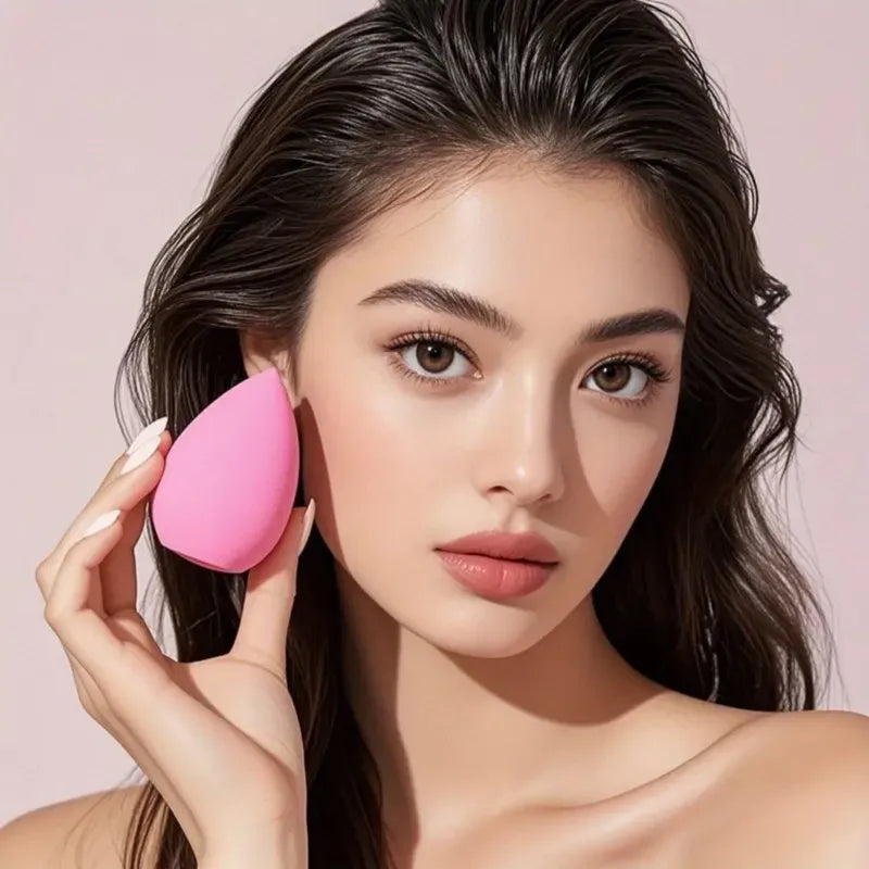 Makeup Sponge Collection - Multi-Shape Cosmetic Sponges for Liquid & Powder Foundation, Dry & Wet Dual-Use Beauty Tools for Girl