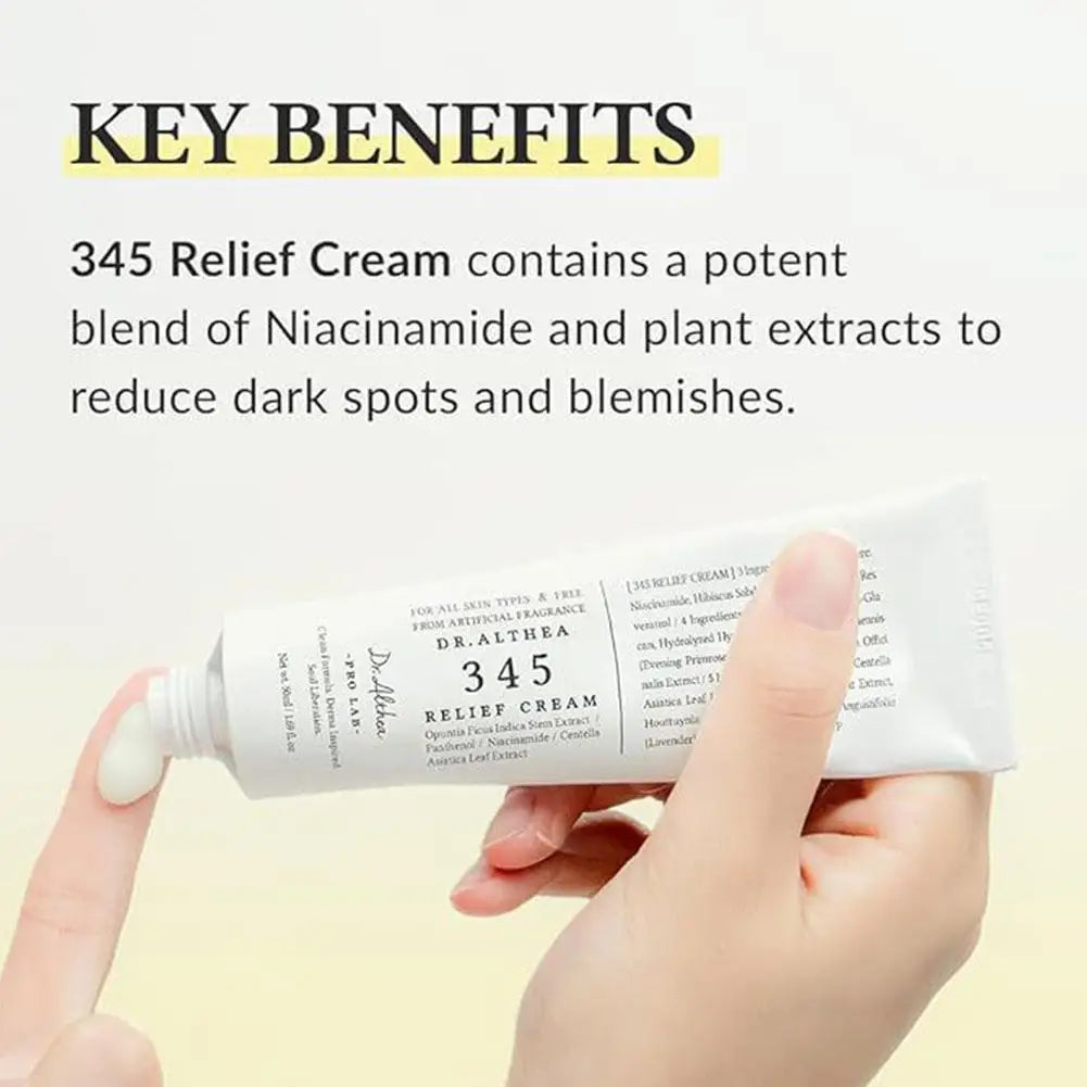 Korean Skin Care -  Intensive Repair 345 Relief Cream, VC Boosting Serum, 345 Whitening Cream, Relief Essence, Cleansing Balm
