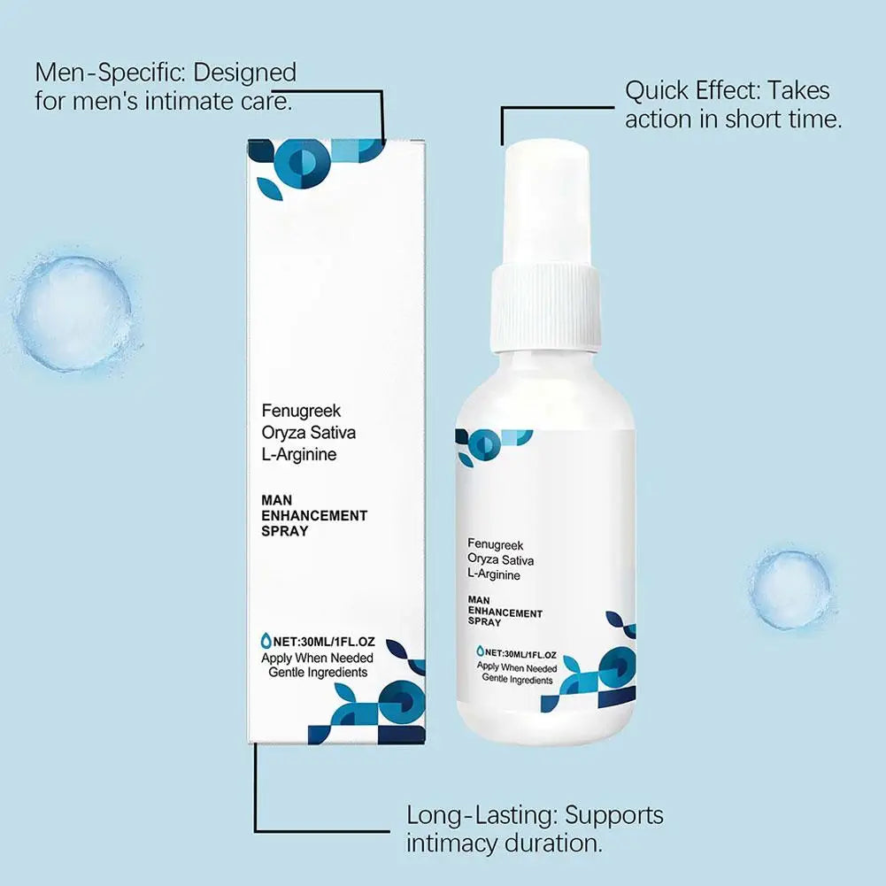 1/2/3/5pcs Men's Body Care Spray: Gentle Ingredients Nourish & Protect Skin, Delivers Daily Vitality for Comfortable Skin 30ml