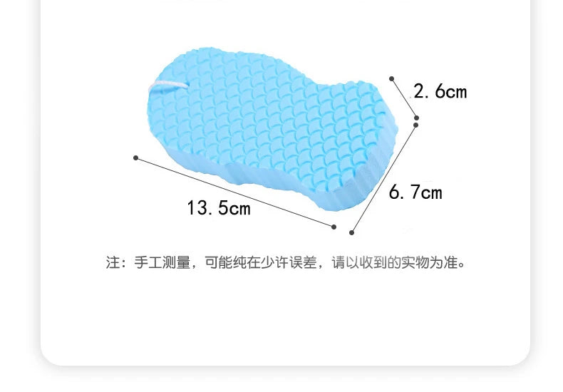 3D Sponge Exfoliating Bath Scrubbing Sponges Fish Scale Bath Scrubbing Tool Adults sponja exfoliante para quitar piel muerta
