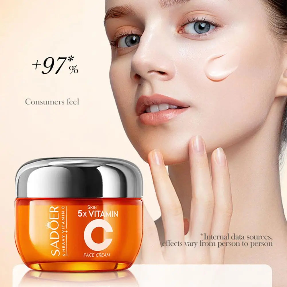 Vitamin C Firming&lifting Skincare Set Moisturizing Brightening Essence Revitalizing Skin Repair Serum Cream Korean Skincare