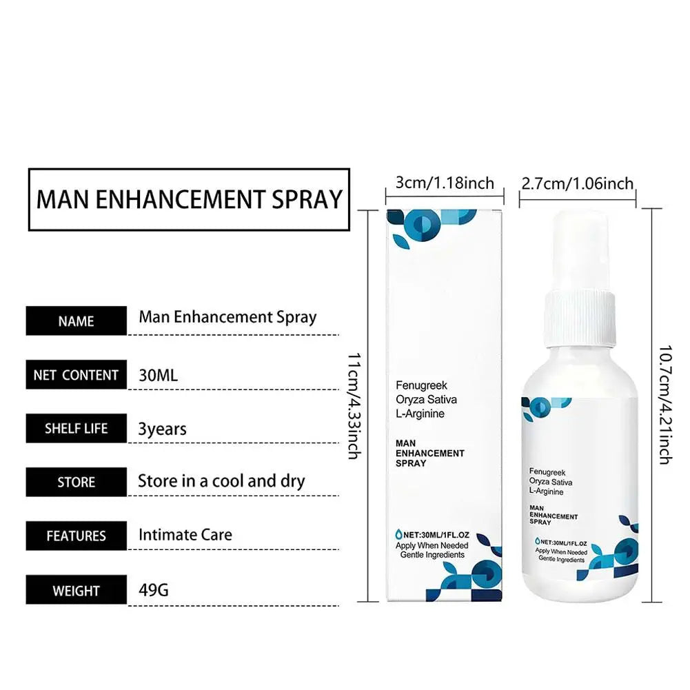 1/2/3/5pcs Men's Body Care Spray: Gentle Ingredients Nourish & Protect Skin, Delivers Daily Vitality for Comfortable Skin 30ml