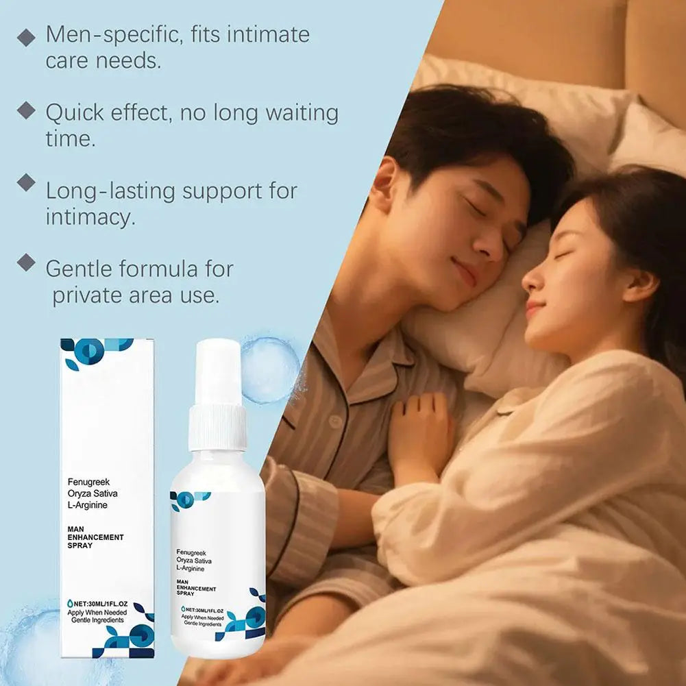 1/2/3/5pcs Men's Body Care Spray: Gentle Ingredients Nourish & Protect Skin, Delivers Daily Vitality for Comfortable Skin 30ml