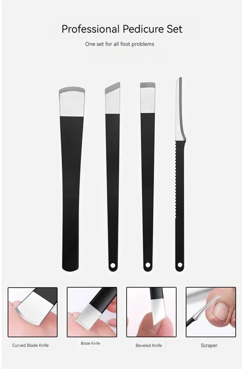 Skin Scraper Home Pedicure Knife Set Of Callus Nail Trimming Tools To Remove Dead  Repair Foot Nail Groove Artifacts