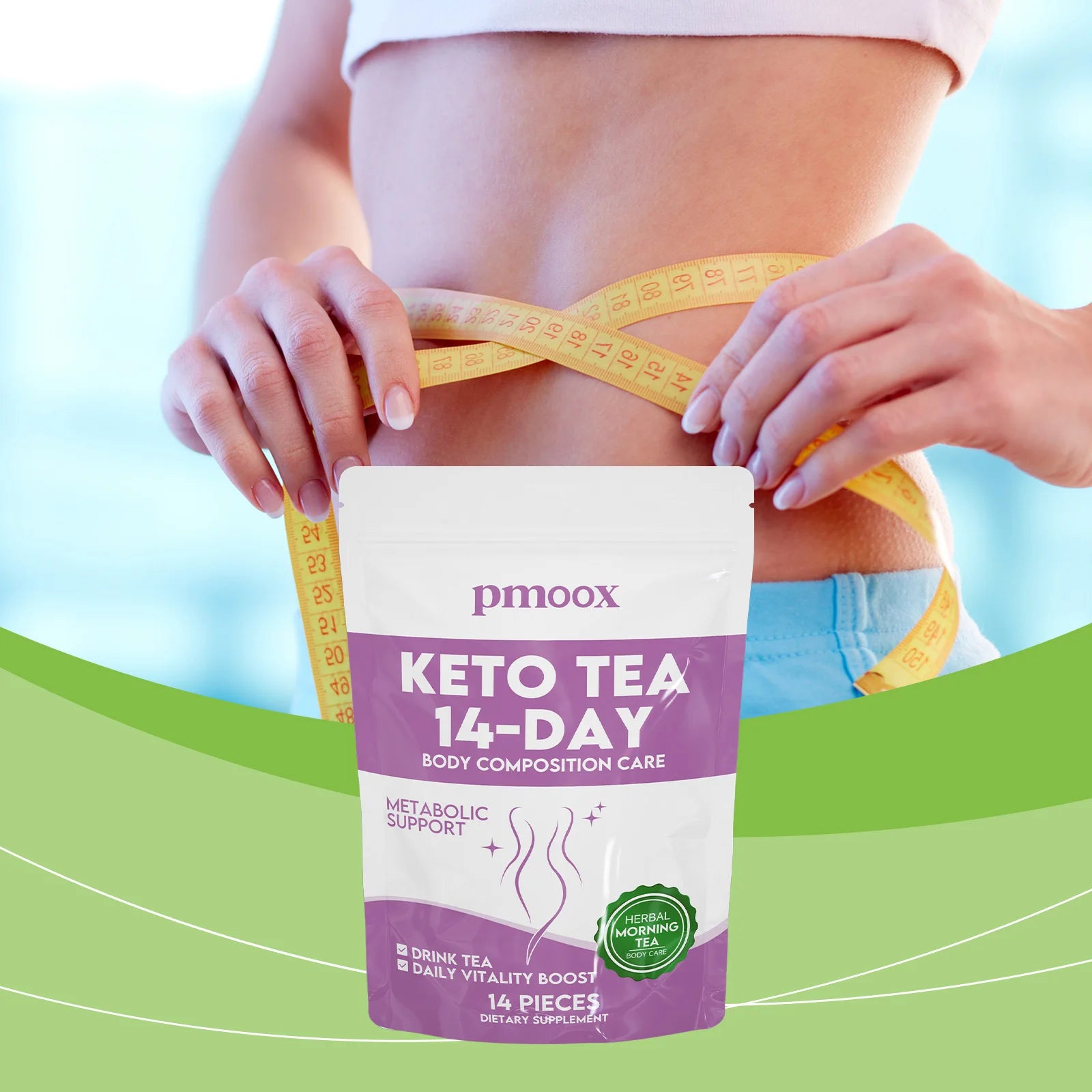 Body Care Tea - Gentle Care to Help Tone and Firm the Body Enhance Body Contours Daily Long-Lasting Care Tea for the Lazy