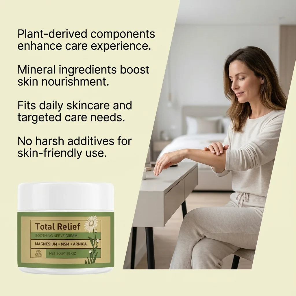 Body Care Cream - Gentle Natural Skin Care, Plant Extract Infused, Daily Hydrating Moisturizing & Softening Massage Lotion