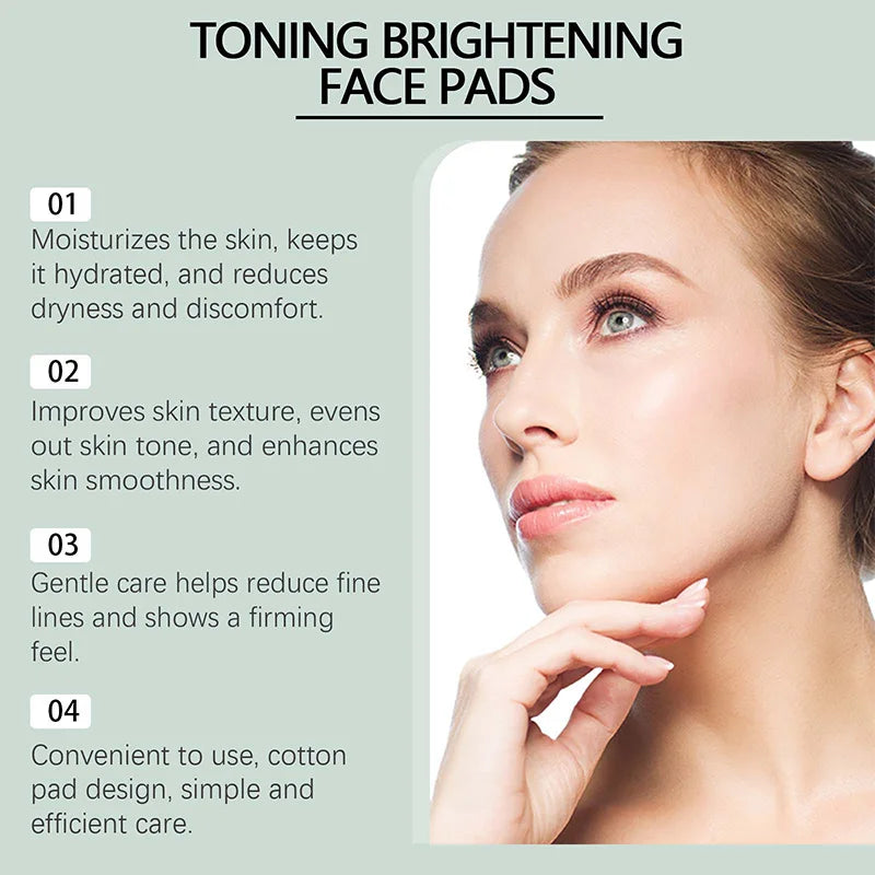 Korean Skin Care Cleansing Cotton Pads Centella Asiatica Niacinamide Peptide Daily Deep Hydrating Moisturizing Toner Cotton Pads