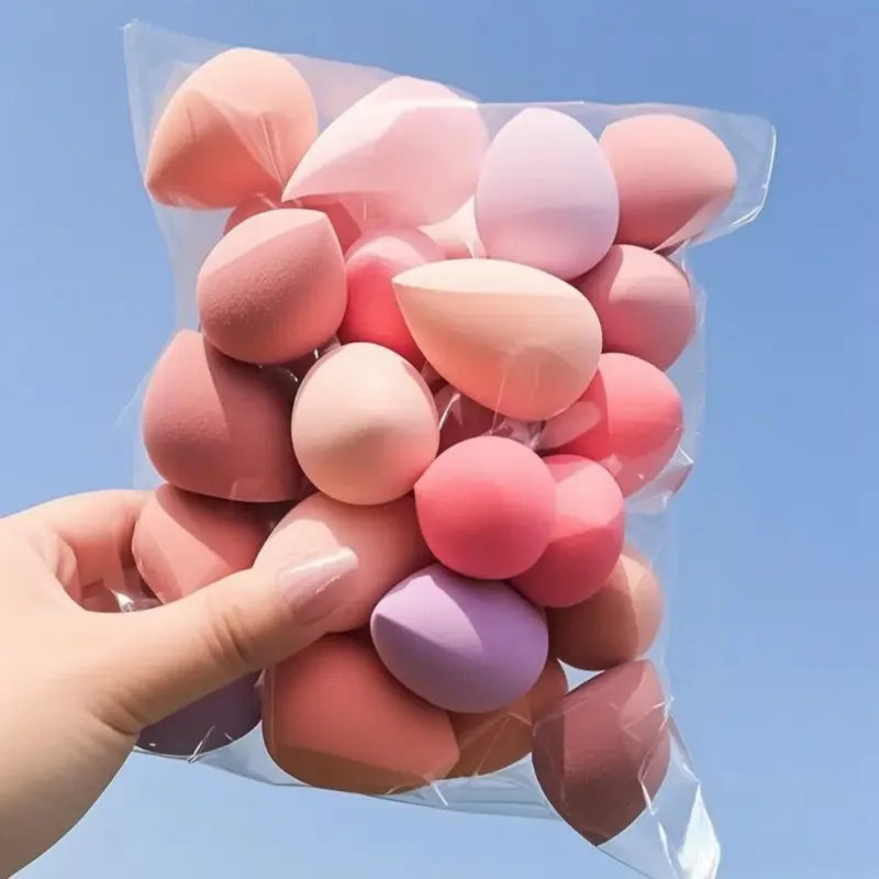 Makeup Sponge Collection - Multi-Shape Cosmetic Sponges for Liquid & Powder Foundation, Dry & Wet Dual-Use Beauty Tools for Girl