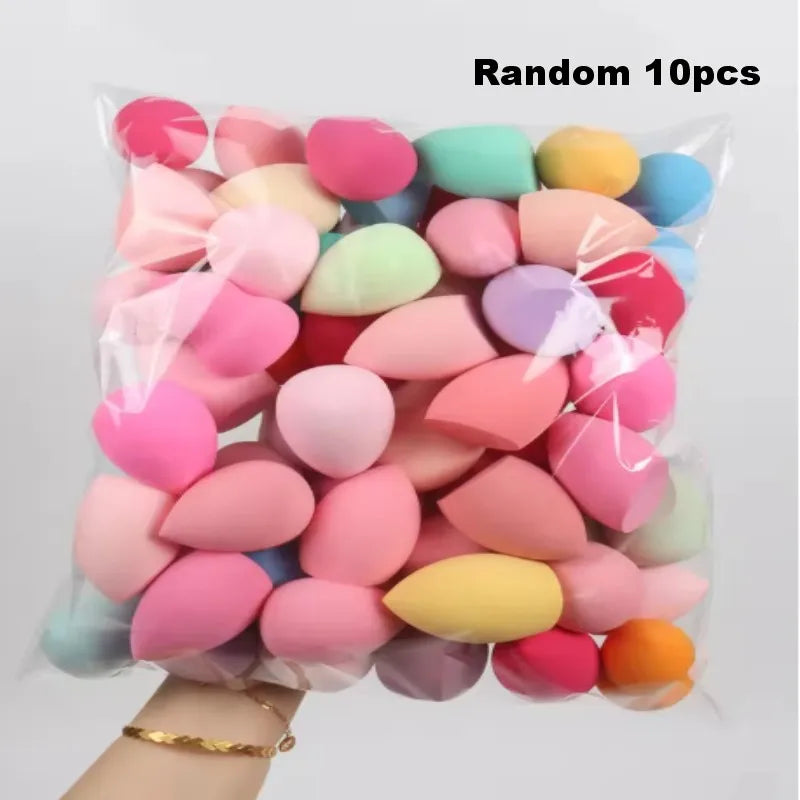Makeup Sponge Collection - Multi-Shape Cosmetic Sponges for Liquid & Powder Foundation, Dry & Wet Dual-Use Beauty Tools for Girl