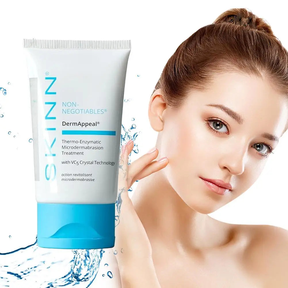 Skinn Facial Exfoliating Scrub Deep Cleansing Pores Shrinking Smooth Brighten Dullness Fade Dark Spots Scrub Facial Skincare