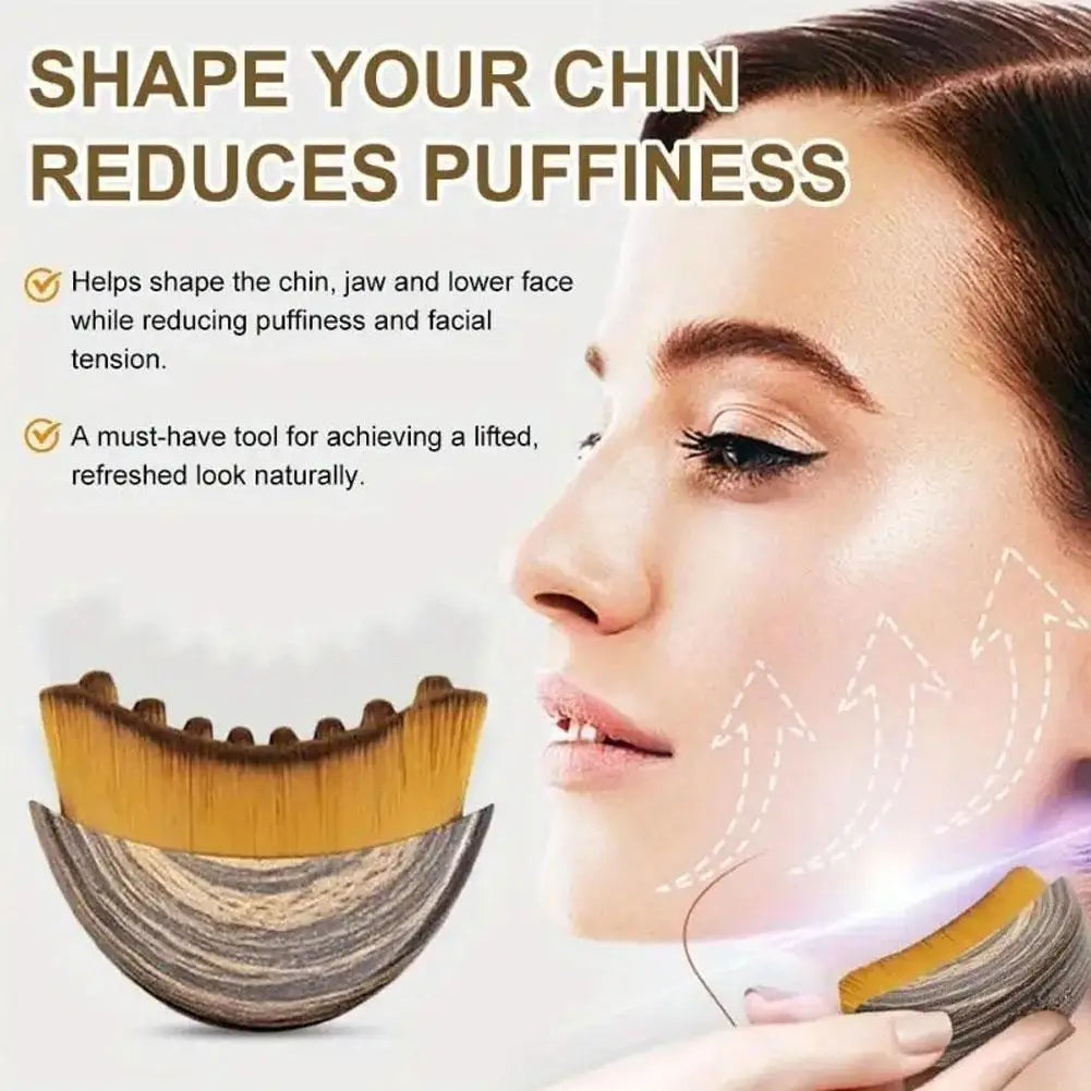 Multifunctional Facial Skin Care Tools No Electricity Cheek Eye Neck Care Brush Reduces Puffiness Lymphatic Facial Massage Brush