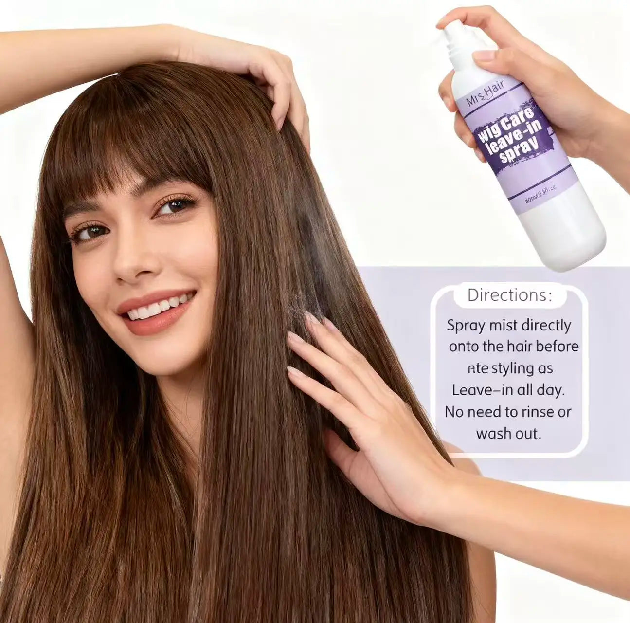 Hair Care Essential Oil Spray, Nourishing & Repair, Smooth Shiny Finish, Long-Lasting Fragrance, Easy Use for All Hair Types