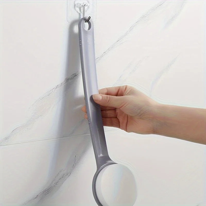 Ergonomic Long-Handled Body Lotion Applicator - Back Brush with Sponge Pad, Ideal for Post-Bath Body Application, Skin Care Tool
