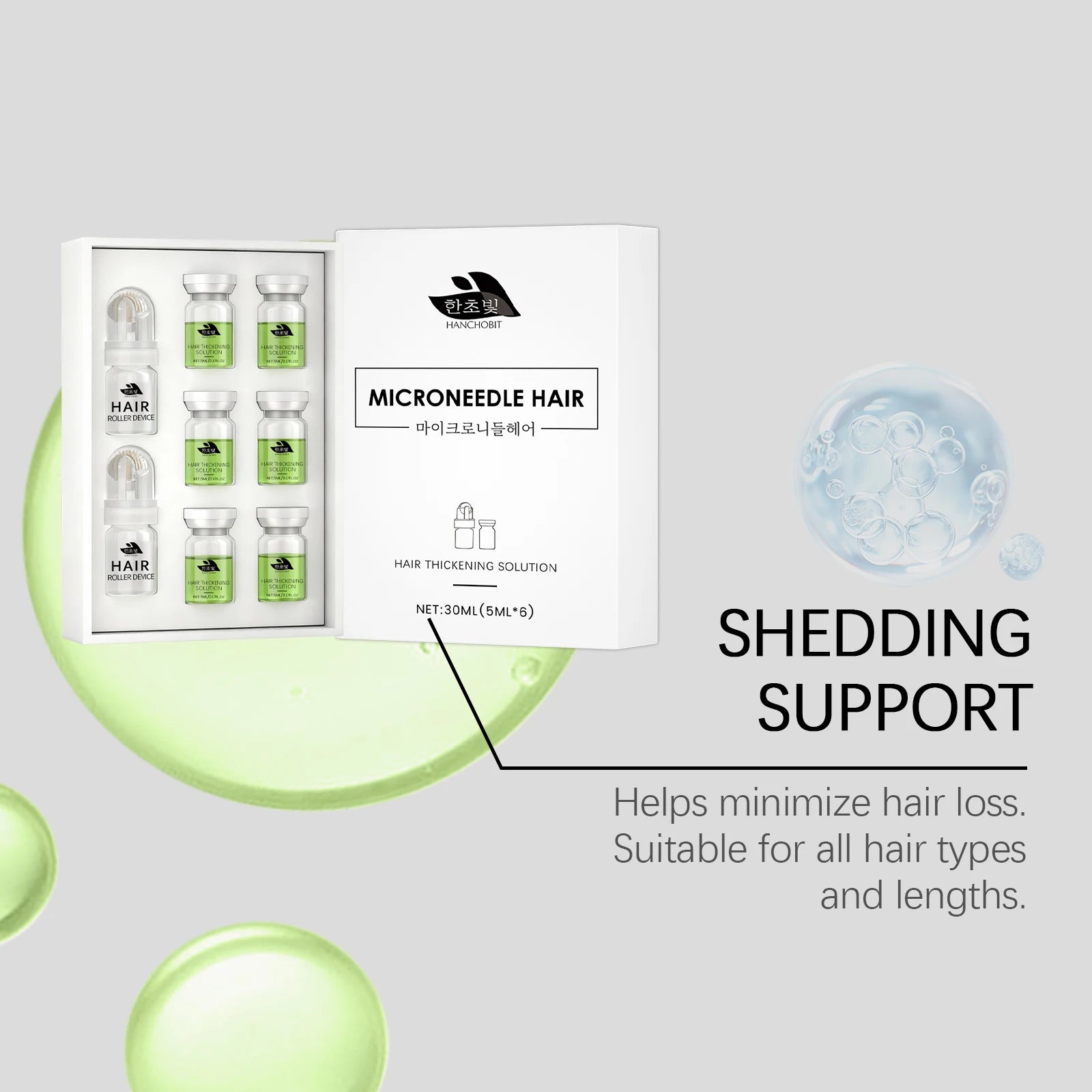 Hair Root Nourishing Roller Serum - Healthy Scalp Environment Care, Moisturizes Hair for Smooth & Shiny Strands