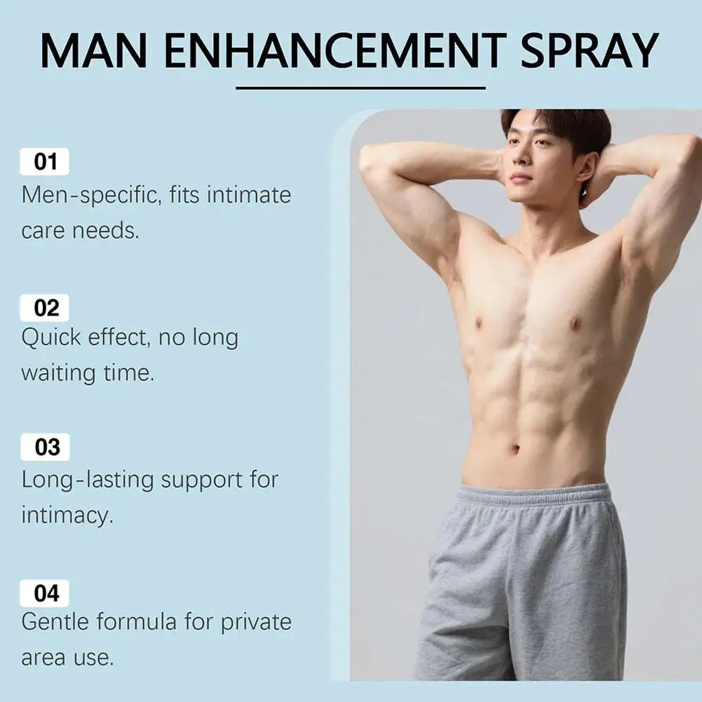 1/2/3/5pcs Men's Body Care Spray: Gentle Ingredients Nourish & Protect Skin, Delivers Daily Vitality for Comfortable Skin 30ml